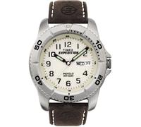 Montre - Timex - T46681 - Aiguilles Luminescentes - Bracelet en cuir - Étanchéité 10 Atm
