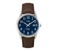 Montre - TIMEX - TW2P75900 - Easy Reader - Cadran bleu - Bracelet cuir marron