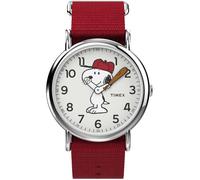 Montre - TIMEX - TW2R41400 - Nylon Rouge - 38 mm - Résistante à l'eau 3 bar