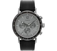 Montre - TIMEX - TW2W47400 - Cuir Noir - 43 mm - Résistante à l'eau 10 bar
