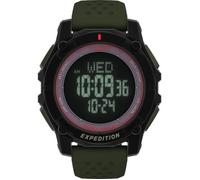 Montre - TIMEX - TW4B33700 - Silicone Vert - Résistante à l'eau 10 bar - Digital
