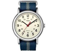 Montre Unisexe Timex Weekender T2N654 blanc cassé / bleu