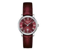 Montre - TISSOT - Carson Premium Lady - Cuir bordeaux - Quartz Swiss Made - 30 mm
