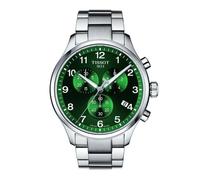 Montre - TISSOT - Chrono XL Classic - Acier inoxydable - Cadran vert émeraude - Étanchéité 10 Atm
