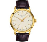Montre - TISSOT - Classic Dream - Bracelet cuir marron - Verre saphir - Mouvement quartz