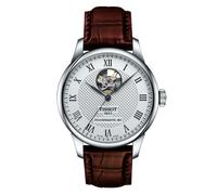 Montre - TISSOT - Le Locle powermatique 80 - Cuir marron - Verre saphir - Automatique