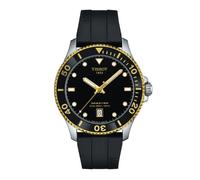 Tissot Seastar 1000 black 40 mm men's watch T120.410.27.051.00 silicone strap