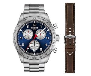 Montre Tissot PRS 516 Chronograph Fond Bleu Acier