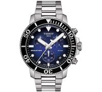 Montre - TISSOT - Seastar 1000 Chronograph - Bracelet acier - Couleur Blanc - Etanche 30 Atm
