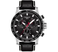 Montre - TISSOT - Supersport chrono - Bracelet cuir/tissu - Verre saphir - 45.5 mm