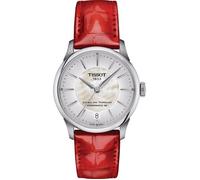 Montre - Tissot - T1392071611100 - Cuir Rouge - 34 mm - Résistante à l'eau 5 bar