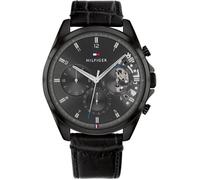 Montre - Tommy Hilfiger - 1710452 - Quartz - Cuir Noir - Résistante à l'eau 5 bar