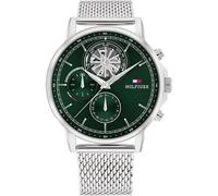Tommy Hilfiger Montre Homme Stewart 1710608 Multifonction Acier Mesh Vert