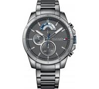Tommy Hilfiger Montre Analogique Multifunction à Quartz pour Homme avec Bracelet en Acier Inoxydable Gris - 1791347
