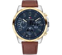 Montre - Tommy Hilfiger - 1791561 - Cuir Marron - Résistant à l'eau 5 bar - 46 mm