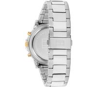 Tommy Hilfiger Montre Analogique Multifonction à Quartz pour Homme avec sous-Cadran Squelette et Bracelet en Acier Inoxydable ou en Cuir