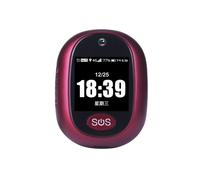 Montre Traceur GPS 4G Pendentif Collier SOS Etanche Enfant Senior Rouge YONIS