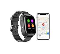 Montre Traceur Gps 4g Pour Senior Enfant Localisation Température Cardio Pression Noir Yonis