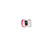 Montre Traceur GPS 4G pour Senior Enfant Localisation Température Cardio Pression Rose