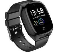 Montre Connectée Traceur Gps Cardiofréquencemètre Écran Tactile Alarme Chute Lbs Wifi Noir - Yonis