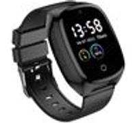 Montre Connectée Traceur Gps Cardiofréquencemètre Écran Tactile Alarme Chute Lbs Wifi Noir - Yonis
