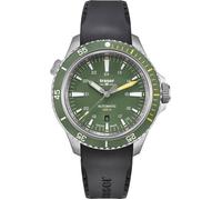 Montre - TRASER - 110326 - Mécanique - Acier inoxydable - Cadran vert - Bracelet caoutchouc noir