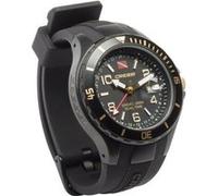 Cressi Traveller Dual Time Gold Watch Noir