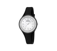 Montre Femme Bracelet Résine Noir 3 AIGUILLES K5567-F Noir