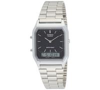 Montre Unisex Homme Femme CASIO AQ-230A-1DMQ Acier Chrono Alarm Vintage