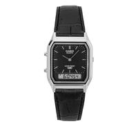 Montre unisexe Casio Vintage Quartz Noir Cadran décontractée AQ-230EL-1A