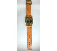 Montre Vimal Nautical style steampunk antique avec boussole et cadran solaire, diamètre : 5,1 cm, hauteur : 1,3 cm, pour enfants des deux sexes