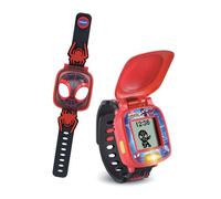 VTech - La Montre-Jeu Interactive de Spin - Montre Enfant Spidey avec Écran Animé, Bracelet Réglable, 9 Cadrans, 4 Jeux Éducatifs - Jouet Marvel - Cadeau Enfant de 3 Ans à 7 Ans - Contenu en Français