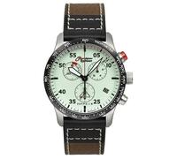 POINT tec Zeppelin Montre chronographe 7298-5 Eurofighter Typhoon cuir