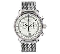 Zeppelin Montre 7690M-1 Chronographe Quartz Homme 42 mm Bracelet acier inoxydable