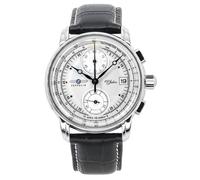 Montre Zeppelin Cadran Argent Quartz Chronographe Z86701 50M pour homme
