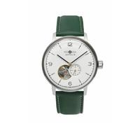Montre - ZEPPELIN - Hindenburg - Acier - Cuir Vert - Automatique 40mm