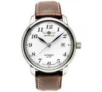 POINT tec Zeppelin Montre Homme Count 7656-5 Analogique Automatique Bracelet Cuir