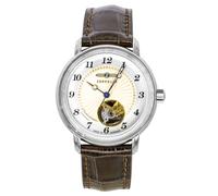 Montre Zeppelin Z85675 Cadran Or 50M Automatique Sangle Cuir aux femmes