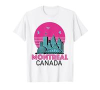 Montréal Canada Souvenir Vacances Voyage Hommes Femmes Rappel T-Shirt