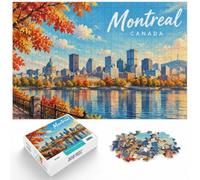 Montreal Cityscape Puzzle 1000pcs (38x26cm) Adulte | Pour un défi patient pendant le temps libre : ce puzzle pour adultes de 1000 pièces associe concentration et détente.