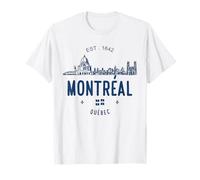 Montréal illustration des Monuments architecturaux Québec T-Shirt