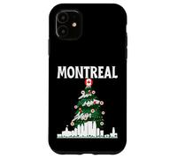 Montréal, Ligne d'horizon du Canada, Drapeau Canadien, Arbre de Noël, Amour Coque pour iPhone 11