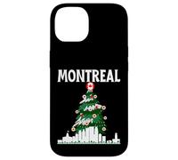 Montréal, Ligne d'horizon du Canada, Drapeau Canadien, Arbre de Noël, Amour Coque pour iPhone 14