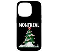 Montréal, Ligne d'horizon du Canada, Drapeau Canadien, Arbre de Noël, Amour Coque pour iPhone 14 Pro