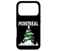 Montréal, Ligne d'horizon du Canada, Drapeau Canadien, Arbre de Noël, Amour Coque pour iPhone 17 Pro