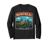 Montréal Ville Natale Canada Voyage à Montréal Canada Cadeau Manche Longue