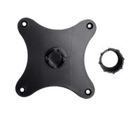 MONTREMENT MONTRE - Adaptateur portable VESA 75 | Tête de balle ABS - Remplacement de 17 mm pour le projecteur sous-écran Affichage numérique | Support de télévision universel - support d'écran tactil