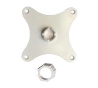 MONTREMENT MONTRE - Adaptateur portable VESA 75 | Tête de balle ABS - Remplacement de 17 mm pour le projecteur sous-écran Affichage numérique | Support de télévision universel - support d'écran tactil