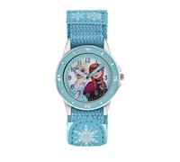Frozen Montre FZN5014 Filles – Cadran Anna et Elsa – Bracelet en tissu – Affichage analogique