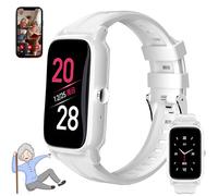 Montres Connectées Pour Personnes Âgées, Détection Des Chutes, Localisation GPS, Appel D'urgence SOS, Adaptées Aux Personnes Atteintes De La Maladie D'alzheimer, De Démence Ou D'autisme White